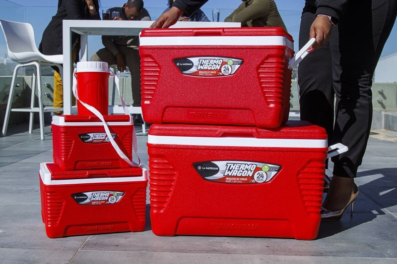 5Pc Cooler Set - Red - Image 1