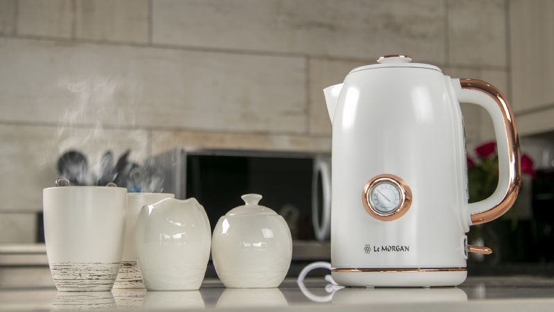 Kettle - White & Rose Gold - Image 1