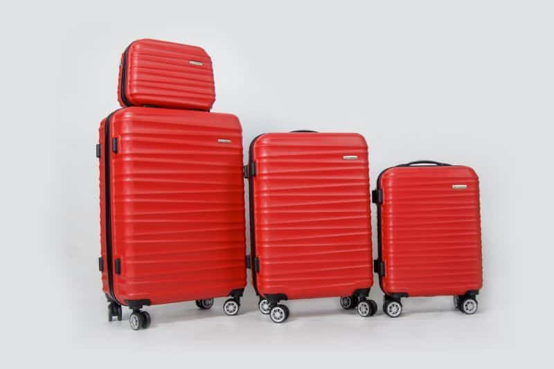 Le Morgan Luggage Set Red