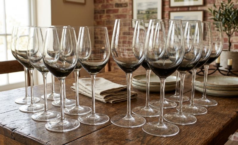 16Pc Half Grey Glasses - Image 1