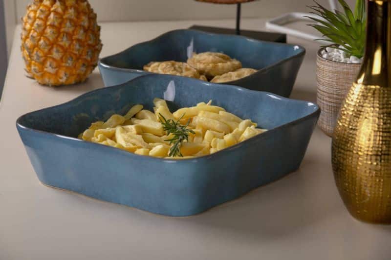2Pc Square Bakeware - Blue - Image 1