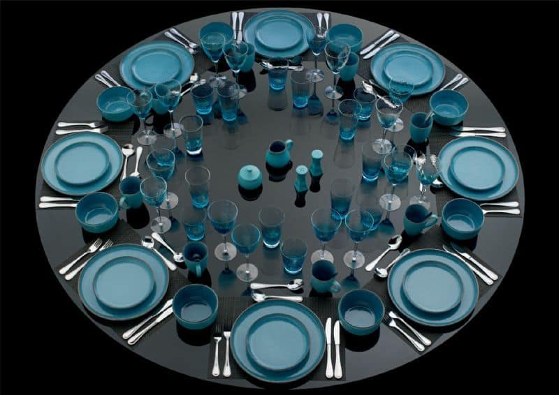 37Pc Blue Malta Dinnerset - Image 1