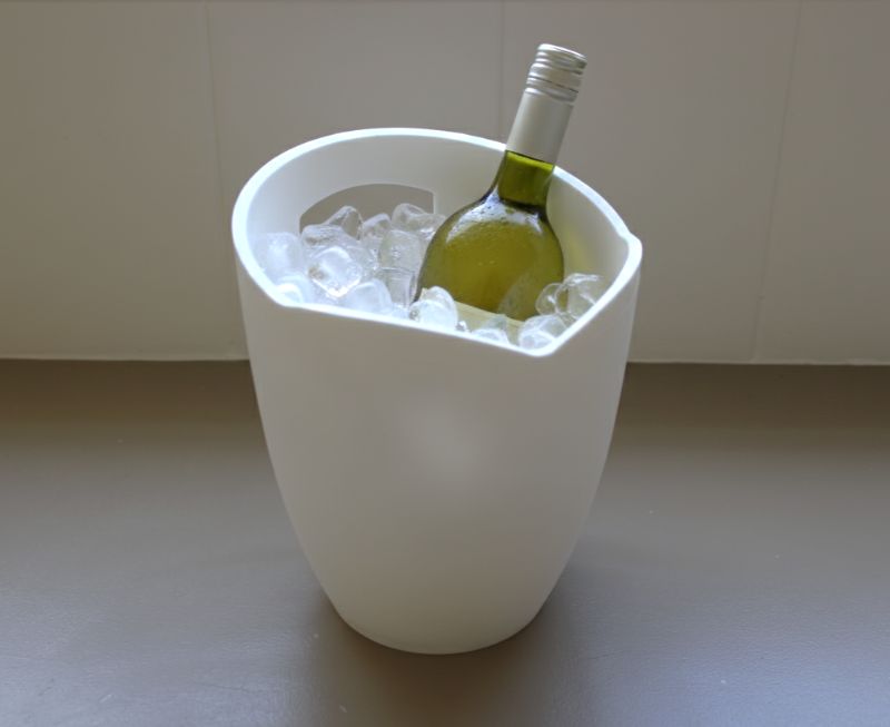 Buffet Wine Cooler - White - Image 1