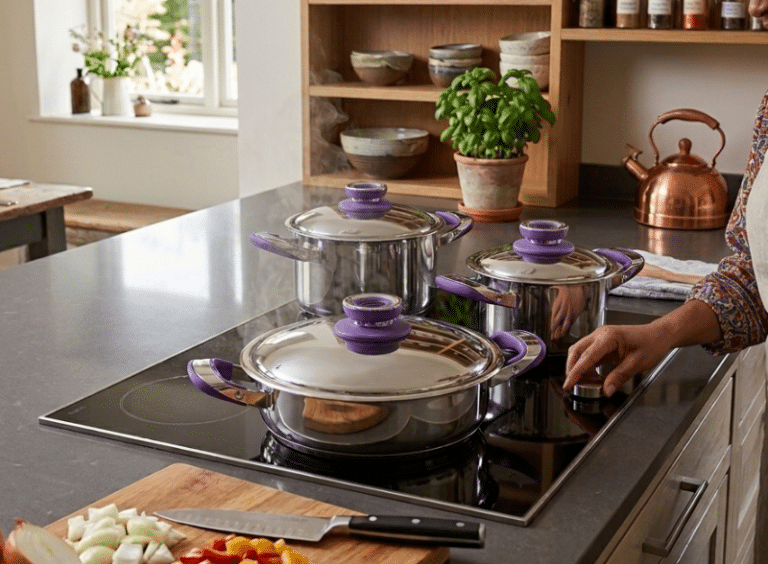 6pc Junior Pots (Available in Red, Blue and Purple) - Image 3