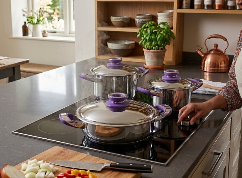 6pc Junior Pots (Available in Red, Blue and Purple) - Image 3