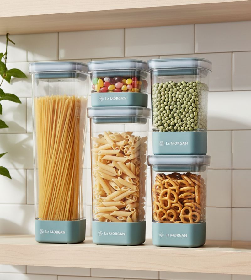 5pc Storage Container - Silicone Base - Image 1