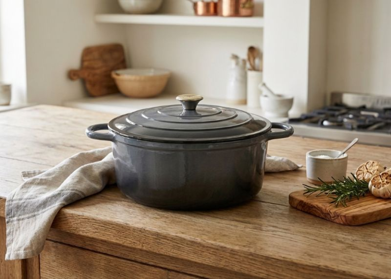 30cm Round Cast Iron Pot (Available in All Colours) - Image 5