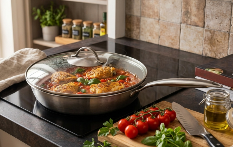 30CM Diamond Frying Pan - Image 1