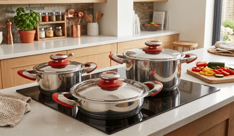 6pc Junior Pots (Available in Red, Blue and Purple) - Image 1