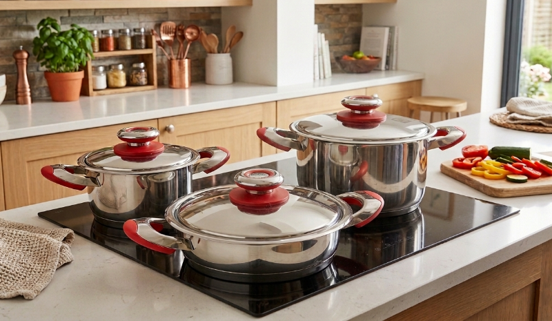 6pc Junior Pots (Available in Red, Blue and Purple) - Image 1