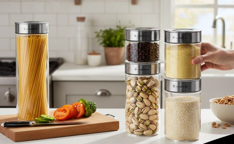 5pc Glass Storage Jar - Image 1