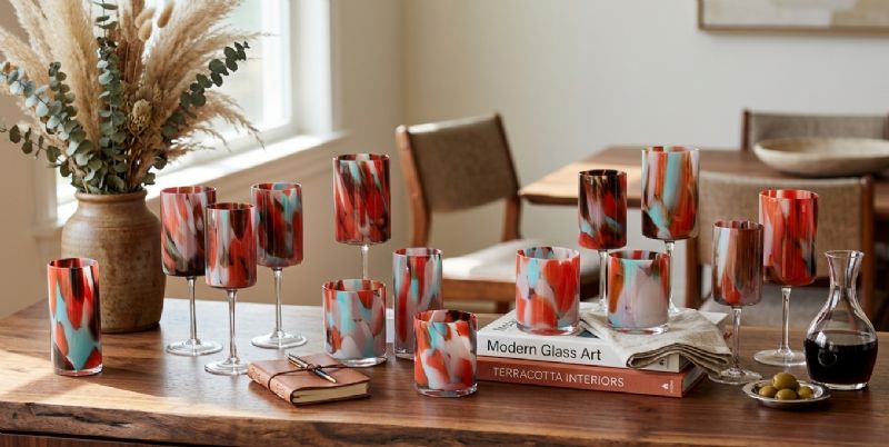 16pc Crystal Marble Earth Collection - Image 1