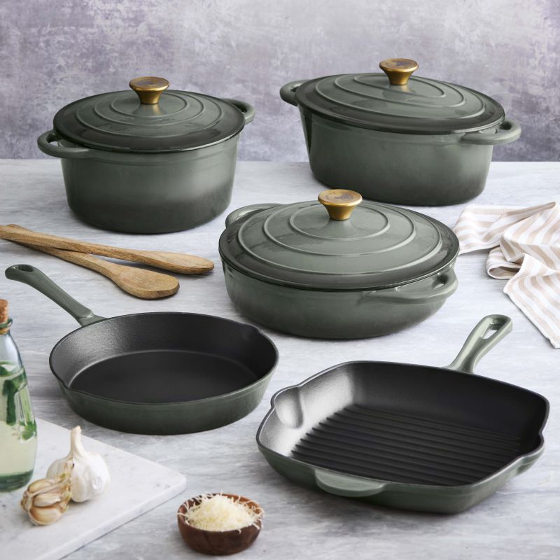 Ombre Thyme 8pc Baobab Cast Iron - Image 1