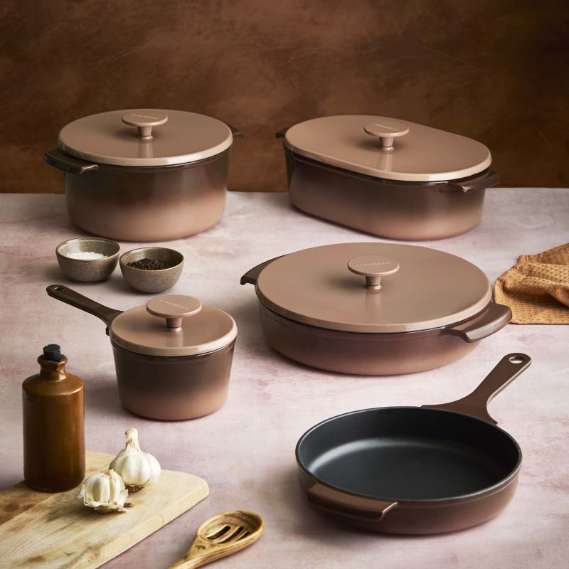 9pc Mocha Mousse Cast Iron - Image 1