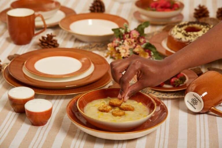 36Pc Leopard Dinner Set - Image 2