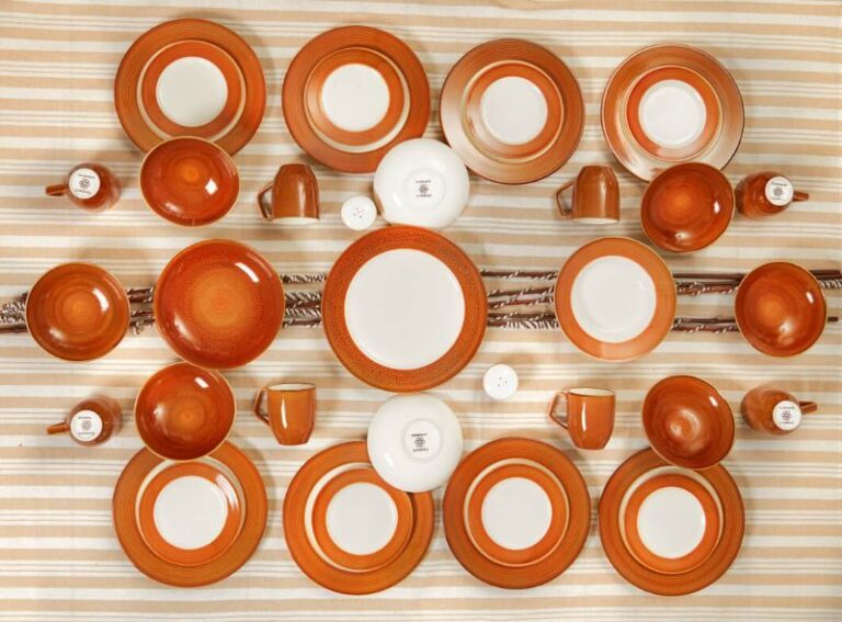 36Pc Leopard Dinner Set - Image 1
