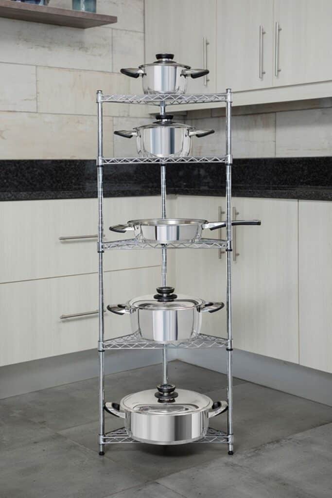 Chrome Pot Stand - Image 1