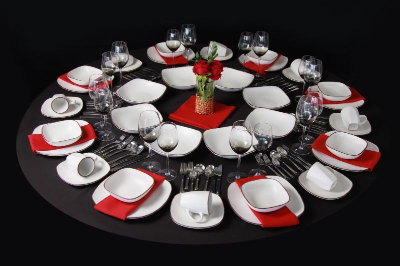 40Pc Square Supreme Dinner Set - Image 1