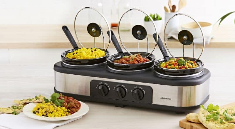 3 Pot Slow Cooker - Image 1