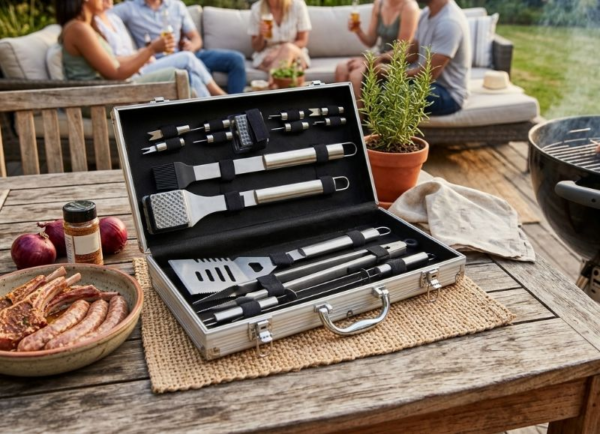 バーベキュー・調理用品 sunsetclimax l cup & handle 15Pc BBQ Set - Le Morgan