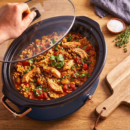 Slow cooker dishes: One pot chicken and rice