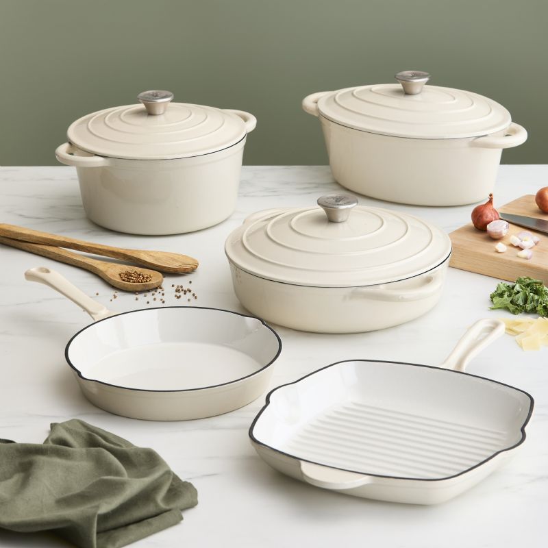 9pc Mocha Mousse Cast Iron - Le Morgan