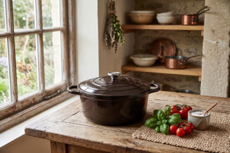 30cm Round Cast Iron Pot (Available in All Colours) - Image 3