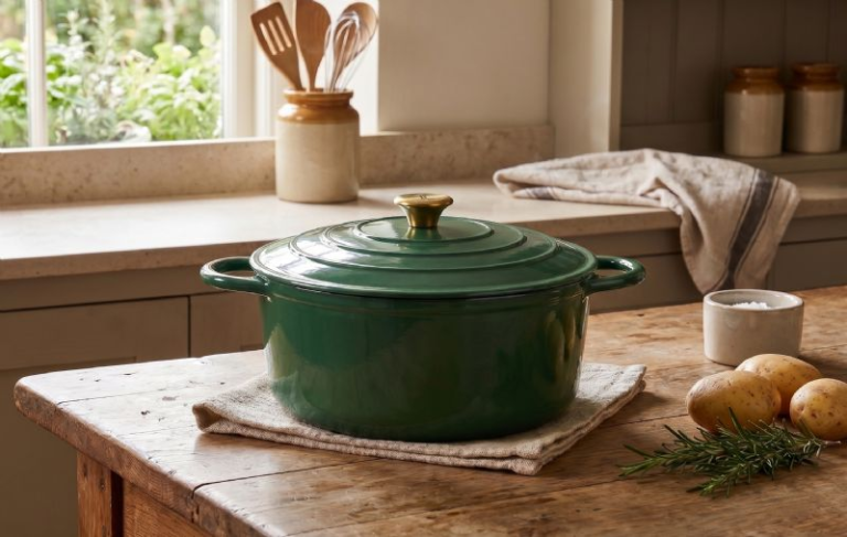 30cm Round Cast Iron Pot (Available in All Colours) - Image 9