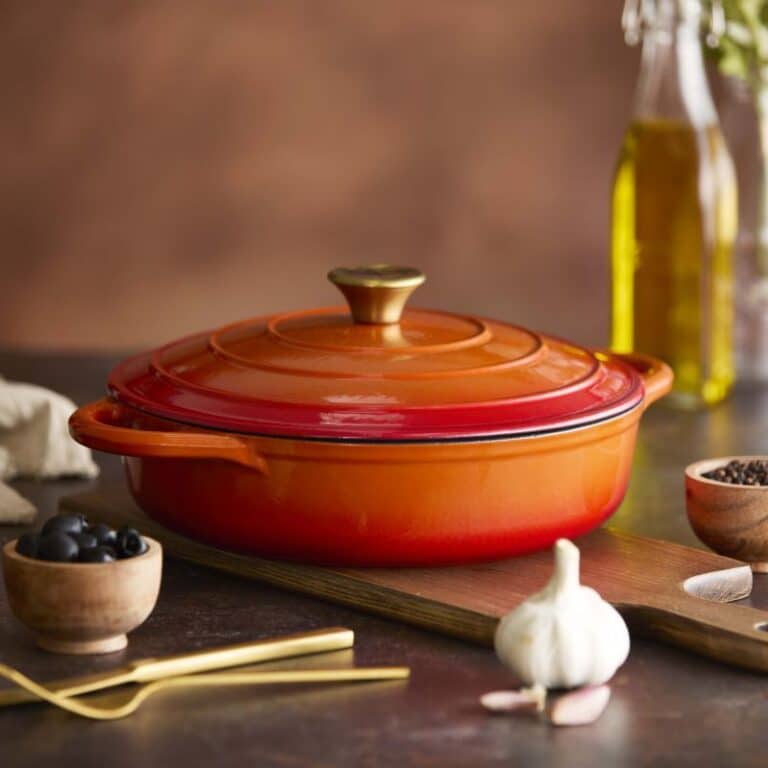Flame Orange 8pc Baobab Cast Iron - Image 3