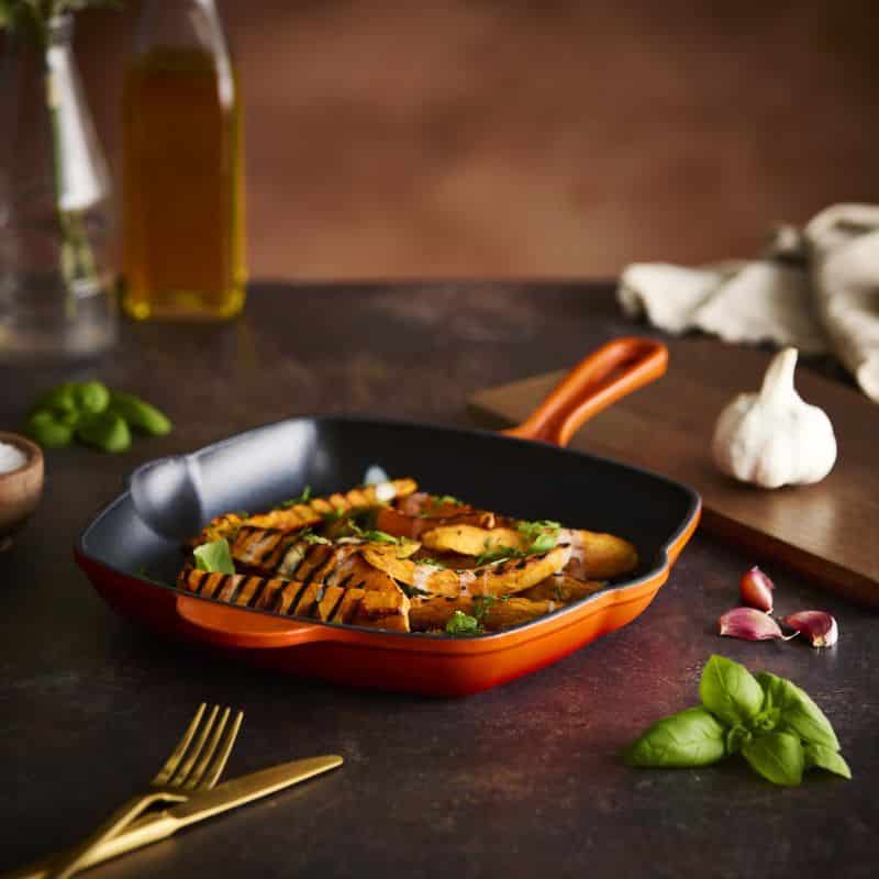 Flame Orange 8pc Baobab Cast Iron - Le Morgan