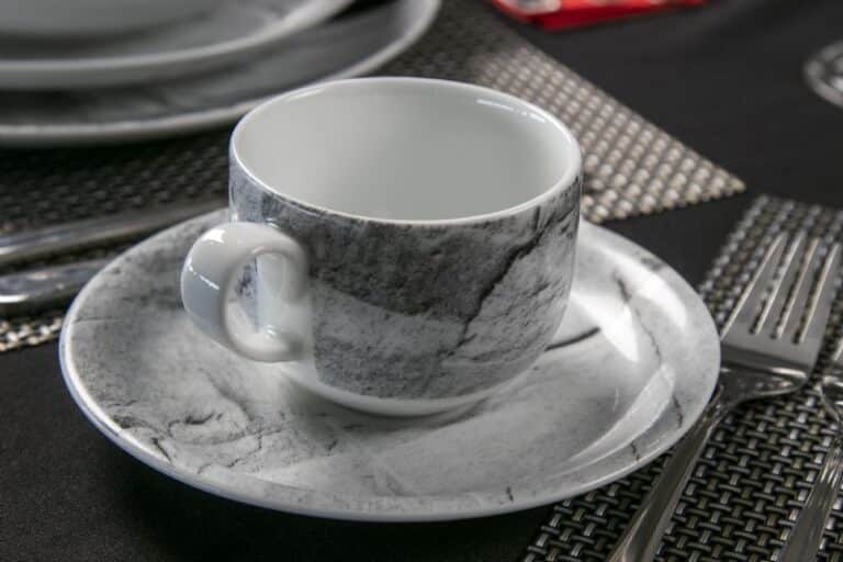 40Pc Forest Marble Dinner Set - Image 3