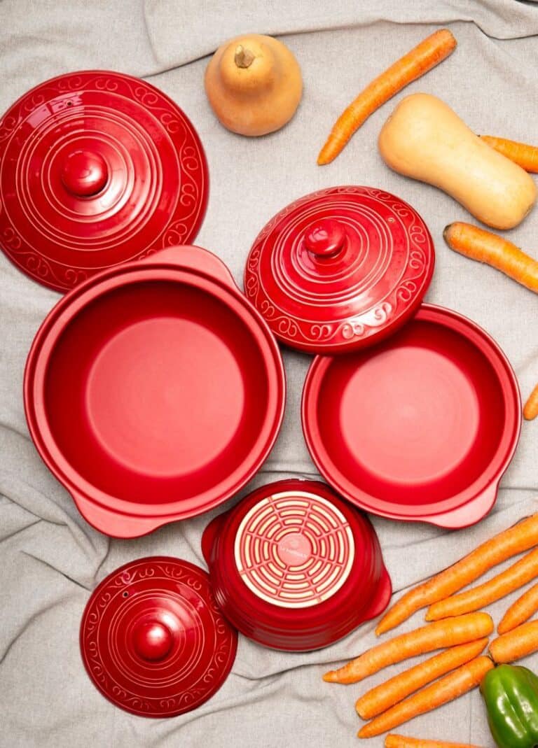 Red 6Pc Extreme Casseroles - Image 1