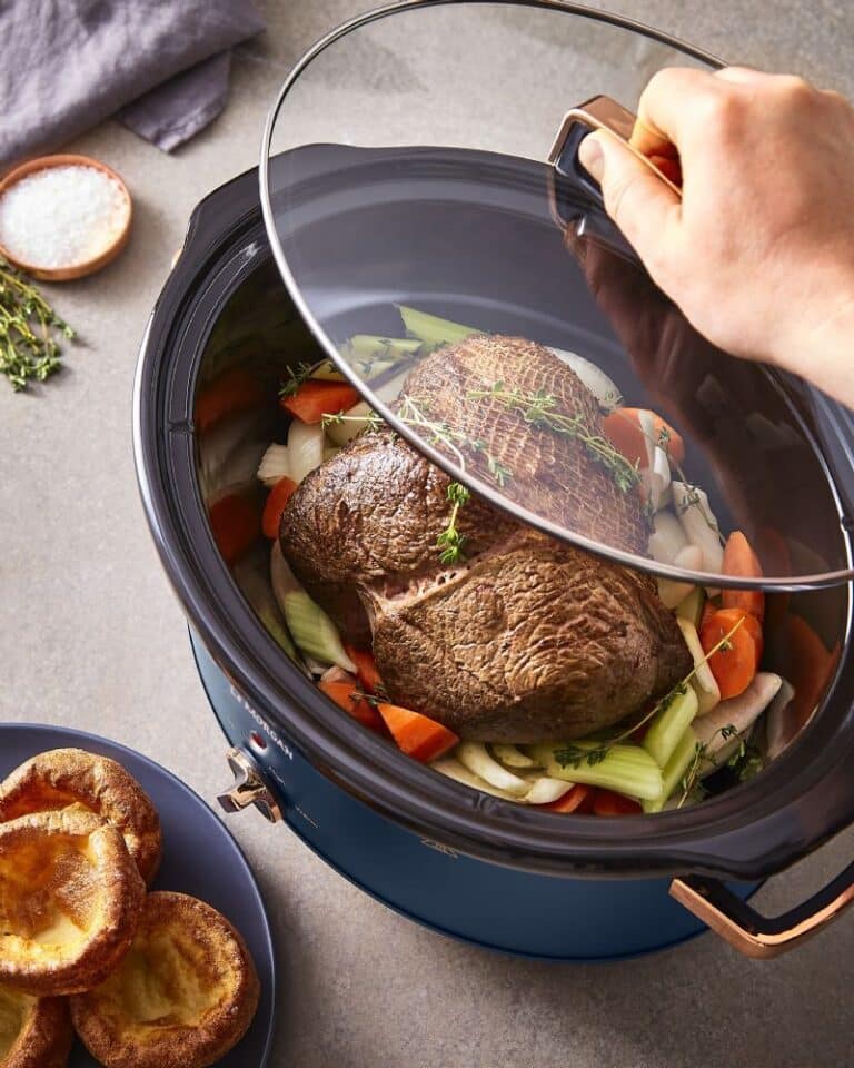 6.5L Slow Cooker - Midnight Blue & Rose Gold - Image 2