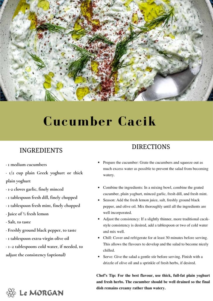 Cucumber Cacik Recipe
